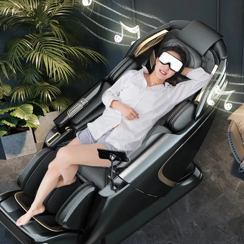 2025 Latest Double core slide rail 3D full body massage chair zero gravity folding recliner luxury zero gravity massage chair - Wellness Wave Fitness