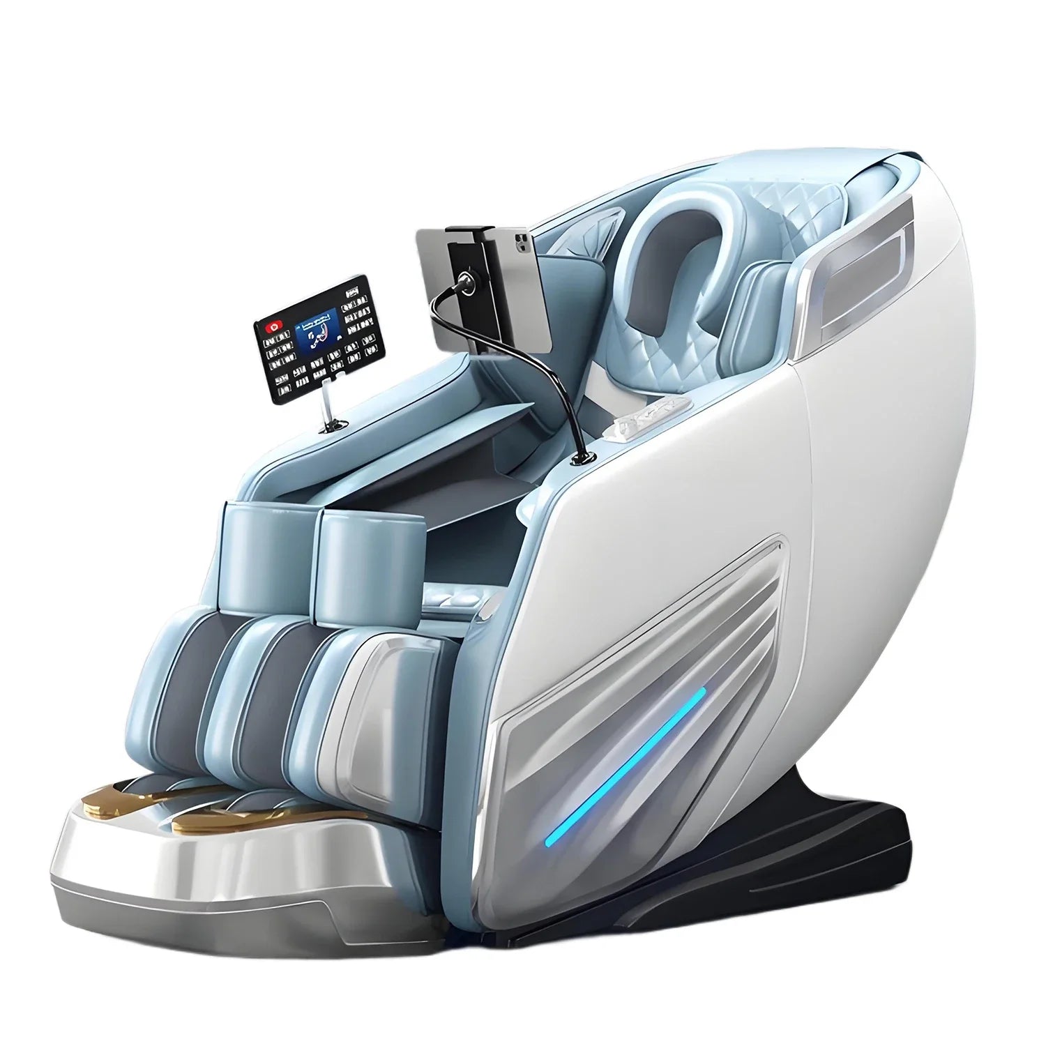 6D AUTO Massage Chair Full Body Massage Zero Gravity Relaxation Recliner with SL - Track Bluetooth Speaker and Heating Function - Wellness Wave Fitness
