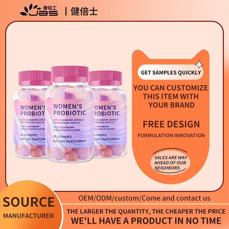 High Quality OEM Vaginal Probiotics Gummy for Women Feminine Health Care Sample Package - Wellness Wave Fitness