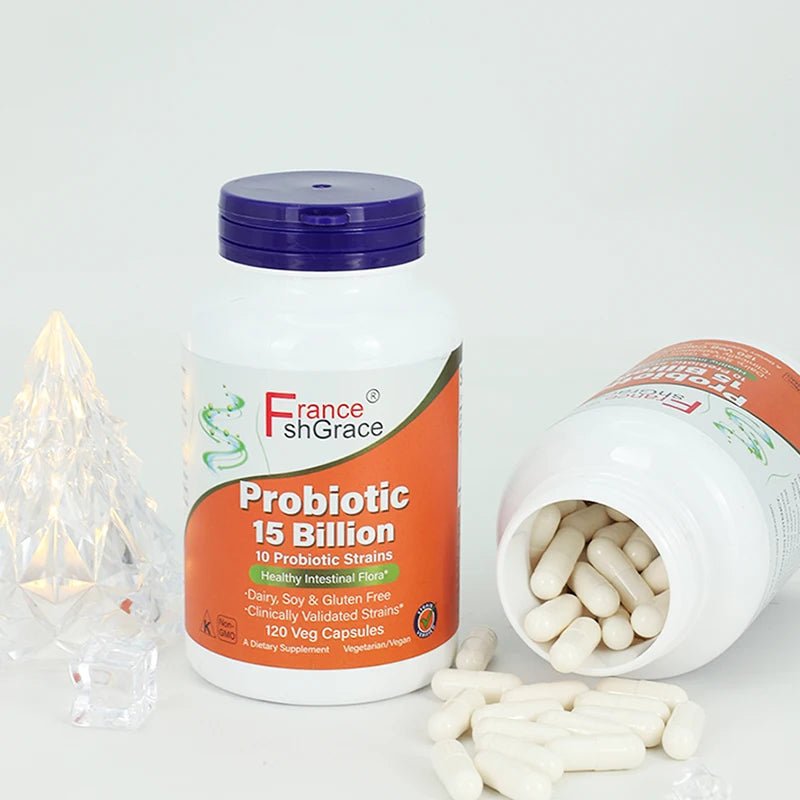 hot sale Probiotic 15 Billion capsules support disgestive healthy for men and women Probiotic 15 Billion supplement - Wellness Wave Fitness